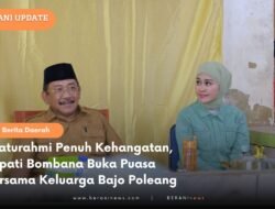 Silaturahmi Penuh Kehangatan, Bupati Bombana Buka Puasa Bersama Keluarga Bajo Poleang