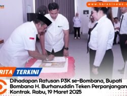 Bupati Bombana Teken Perpanjangan Kontrak P3K, Dorong Peningkatan Pelayanan Publik
