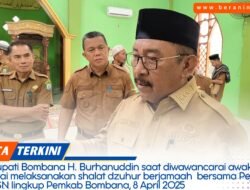 Bupati Bombana Wajibkan ASN Sholat Dzuhur Berjamaah dan Putar Lagu Indonesia Raya Setiap Pagi | berani.news