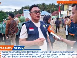 Gebrakan 100 Hari! Pemkab Bombana Gratiskan Pemeriksaan Kesehatan untuk Warga | berani.news