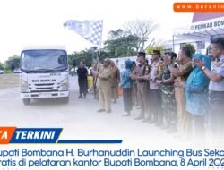 Bupati Bombana Luncurkan Bus Sekolah Gratis untuk Permudah Akses Pendidikan | berani.news