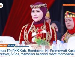 Ketua TP-PKK Bombana Tampil Memukau pada Peringatan Hardiknas 2025