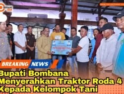 Bupati Bombana Tegaskan Komitmen Transparansi Saat Salurkan Alsintan ke 21 Kelompok Tani