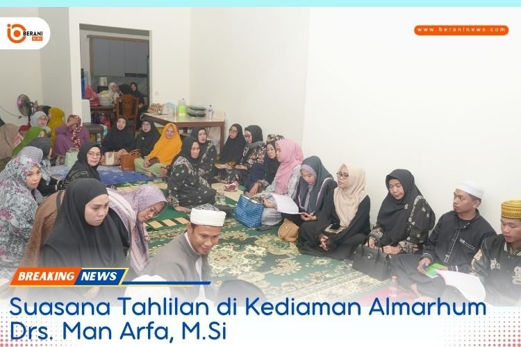 Bupati bombana hadiri tahlilan Drs. Man Arfa