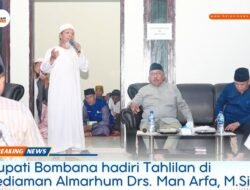 Bupati Bombana Hadiri Tahlilan Drs. Man Arfa: Ungkap Duka Cita Mendalam dan Kenang Jasa Sang Sekda | berani.news