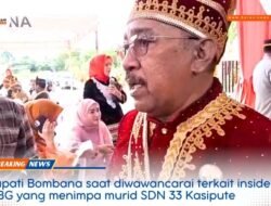 Bupati Bombana Tegaskan Evaluasi Ketat Program MBG Pasca Insiden SDN 33 Kasipute