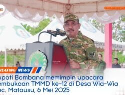 TMMD ke-124, Bupati Bombana: Langkah Strategis Pemerataan Pembangunan dan Peningkatan Kesejahteraan