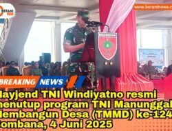 Pangdam XIV/Hasanuddin Resmi Tutup TMMD ke-124 di Bombana: TNI dan Rakyat Satu Hati Bangun Negeri