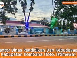 Dikbud Bombana Berbenah, Tampilkan Wajah Baru yang Asri dan Bebas Asap Rokok