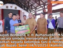 Dinas Pertanian Bombana Hujani Petani dengan Alsintan! Bupati: Tidak Ada Pungutan!