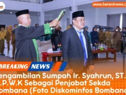 PJ Sekda Bombana Resmi Berganti, Bupati Burhanuddin: Tugas Berat, Jangan Gagal!