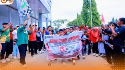 Luar Biasa! Ribuan Warga Bombana Padati Jalan Santai & Car Free Day Peringati HUT RI ke-80