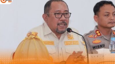 Bupati Bombana Burhanuddin memimpin rapat Forkopimda membahas konflik lahan sawit eks PT Sampewali