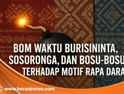 Bom Waktu Burisininta, Sosoronga, dan Bosu-Bosu Terhadap Motif Kontemporer Rapa Dara