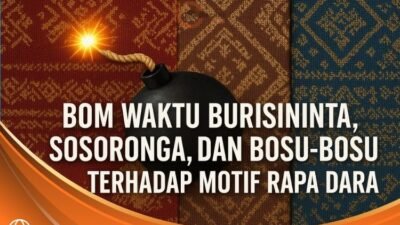 Sertifikat HaKI motif Rapa Dara Bombana sebagai bukti perlindungan hak cipta karya tenun daerah