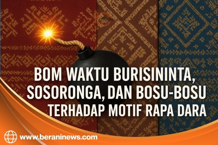 Sertifikat HaKI motif Rapa Dara Bombana sebagai bukti perlindungan hak cipta karya tenun daerah