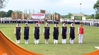 Pembukaan DIKLATSARGAB UPMR Bombana di SMAN 07 Bombana diikuti ratusan peserta relawan PMR