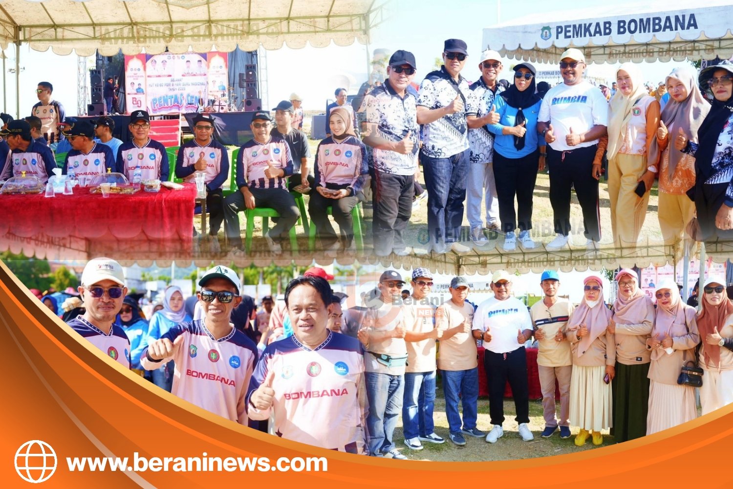Jalan santai HUT PGRI dan HGN 2025