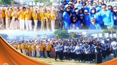 Jalan santai HUT PGRI dan HGN 2025
