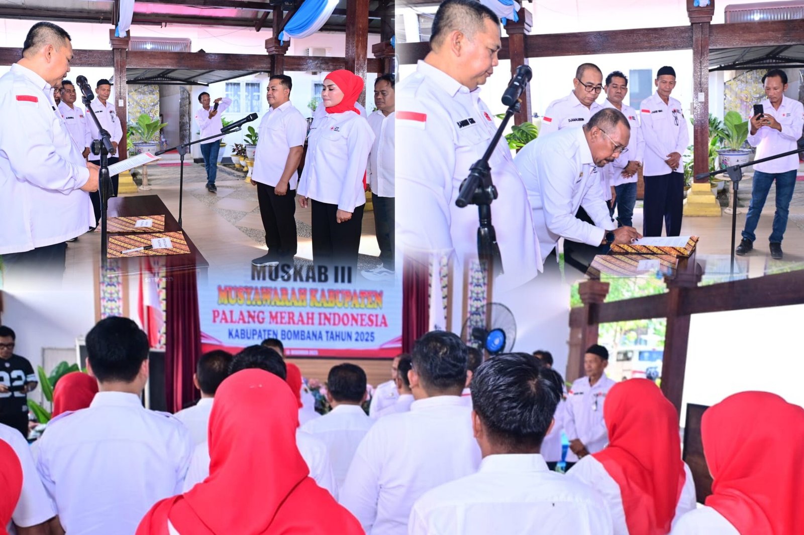 Fatmawati kasim marewa ketua PMI Bombana
