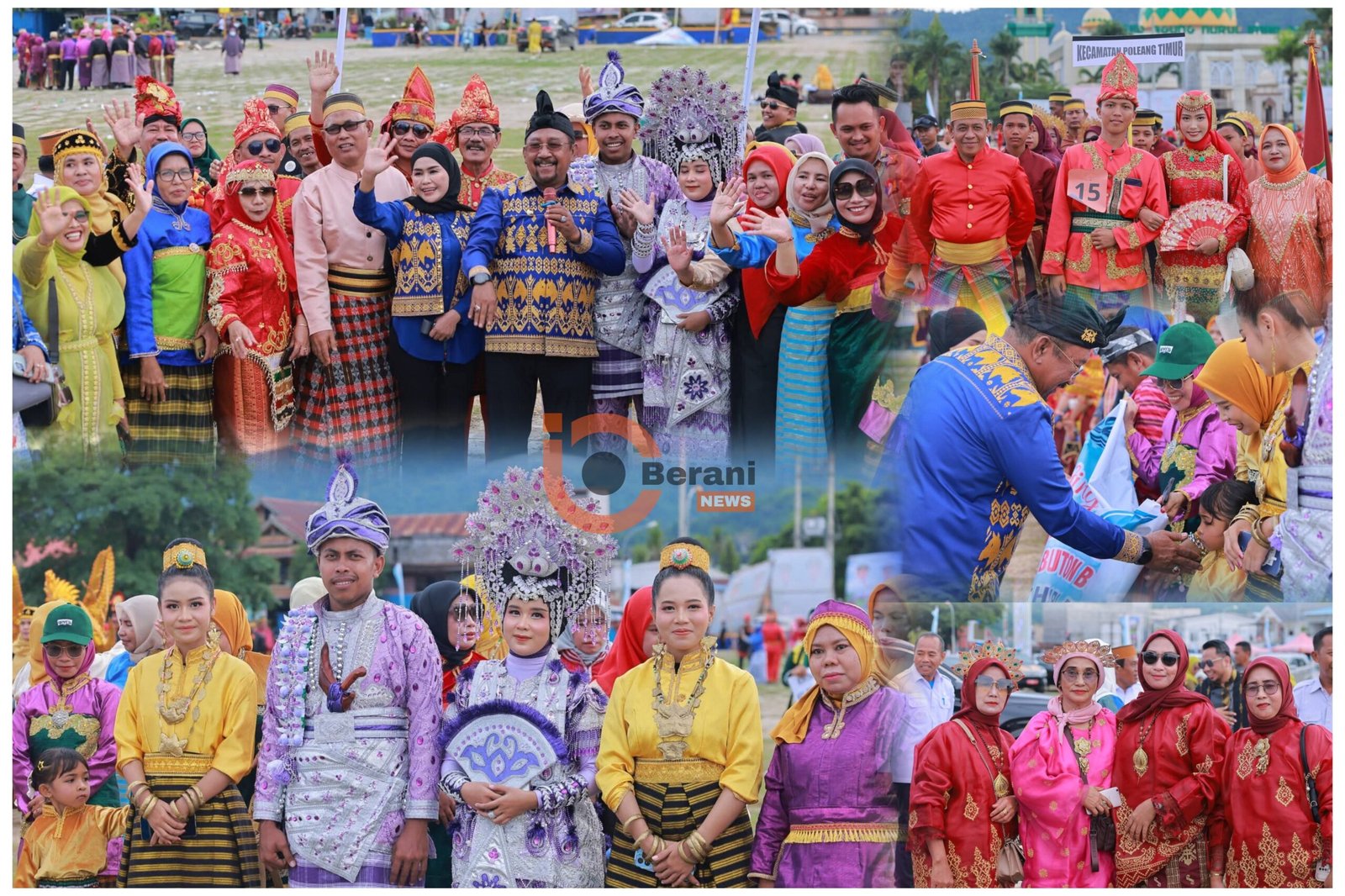 Karnaval budaya Bombana dalam perayaan HUT Kabupaten Bombana ke-22 dengan parade adat dan budaya masyarakat