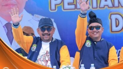 Bupati Bombana Burhanuddin membuka Porseni Bombana 2025 di Alun-Alun Kasipute dalam rangka HUT Kabupaten Bombana ke-22