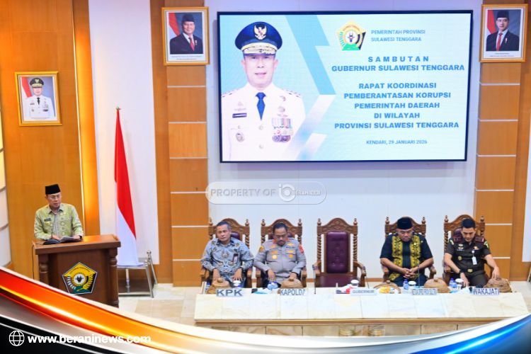 Bupati Bombana, KPK, Pemerintahan Berintegritas, Rakor Pemberantasan Korupsi, 