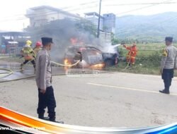 Mobil Terbakar di SPBU Rumbia, Damkar Ungkap Penyebab Awal Kejadian