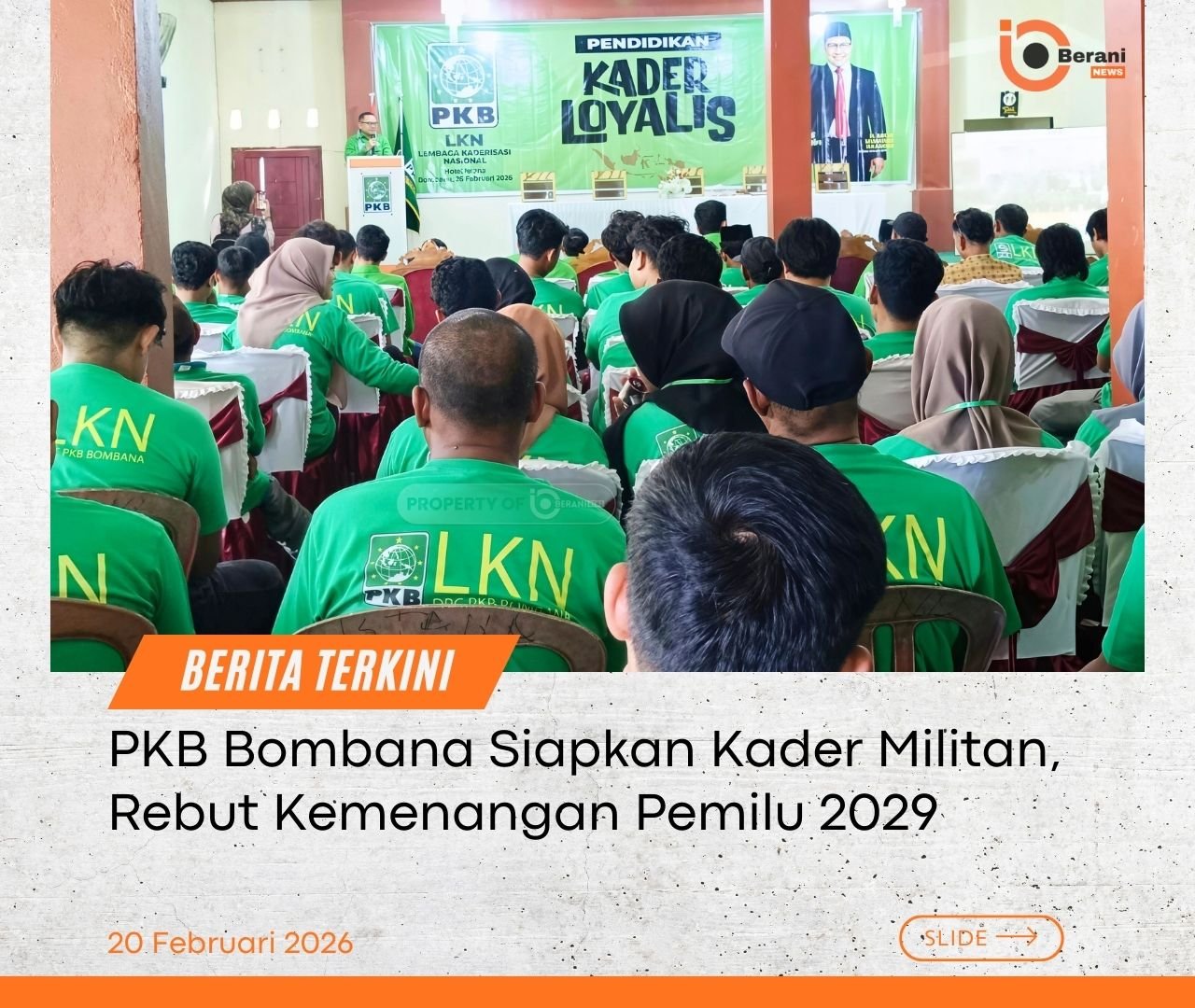 Kegiatan pendidikan kader loyalis PKB Bombana untuk memperkuat struktur partai menjelang Pemilu 2029