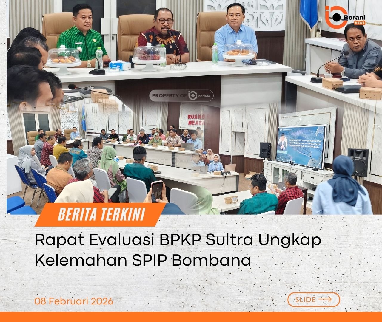 Pemkab Bombana, SPIP Bombana, BPKP Sultra,