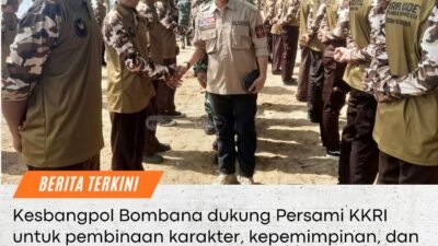Kesbangpol Bombana Dukung Persami KKRI untuk Perkuat Karakter Generasi Muda