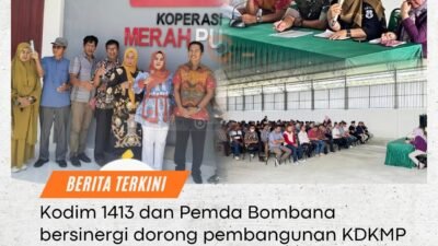 Kodim 1413 Bombana dan Pemkab Bombana rapat koordinasi pembangunan Koperasi Desa Merah Putih