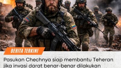 Pasukan Chechnya Siap Bela Iran