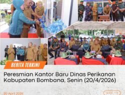 Bupati Bombana Ungkap Program Strategis untuk Nelayan Saat Resmikan Kantor Dinas Perikanan