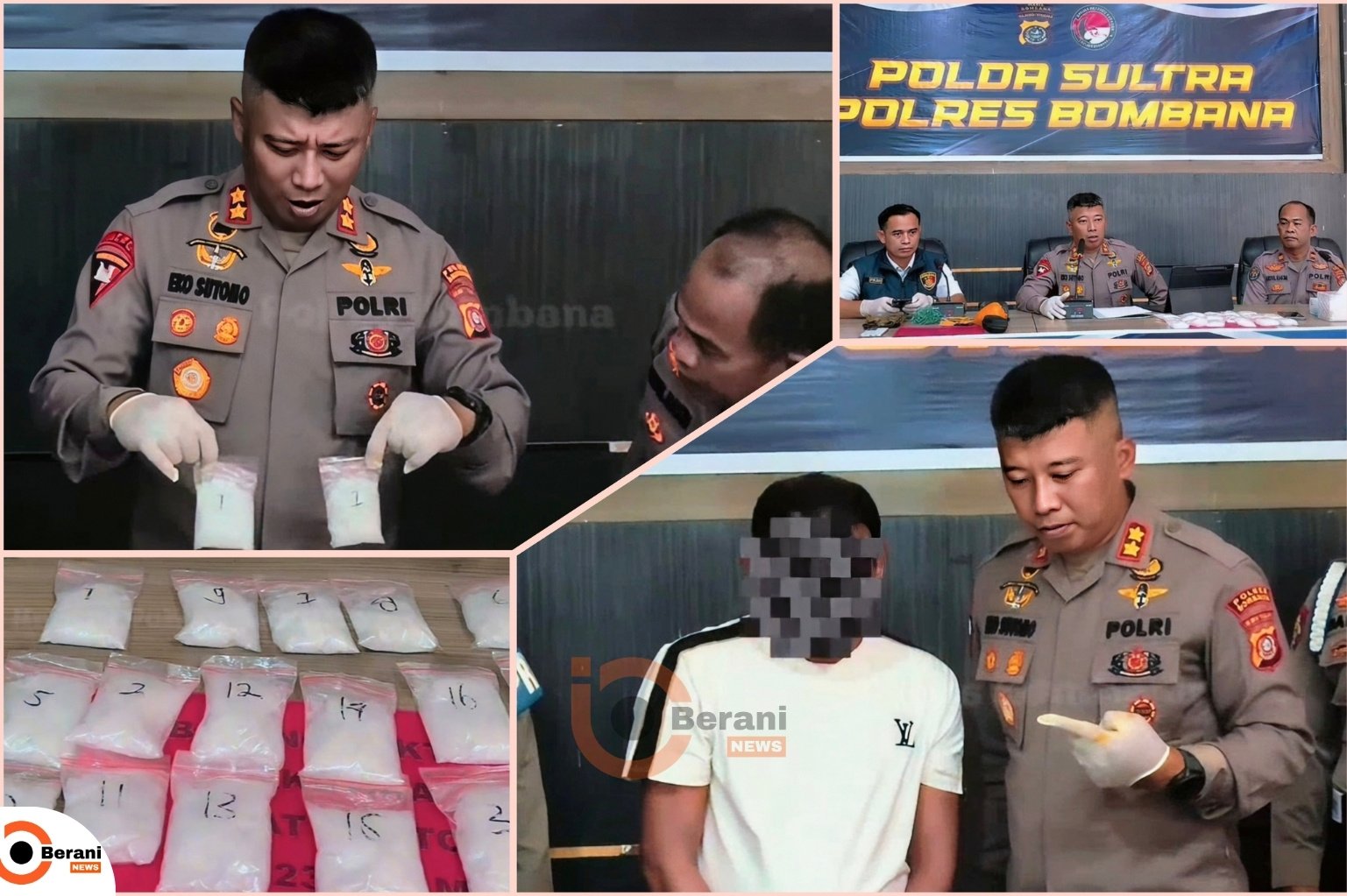 Polres Bombana, Bupati Bombana, Burhanuddin,