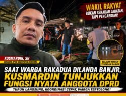 Saat Banjir Melanda, Kusmardin Tunjukkan Peran Nyata Anggota DPRD Bombana