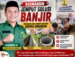 Kusmardin Pastikan Drainase dan Sumur Resapan Dibangun untuk Atasi Banjir Poleang Barat