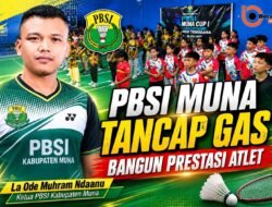 PBSI Muna Gelar Open Tournament, Awali Pembinaan Prestasi Atlet Bulutangkis